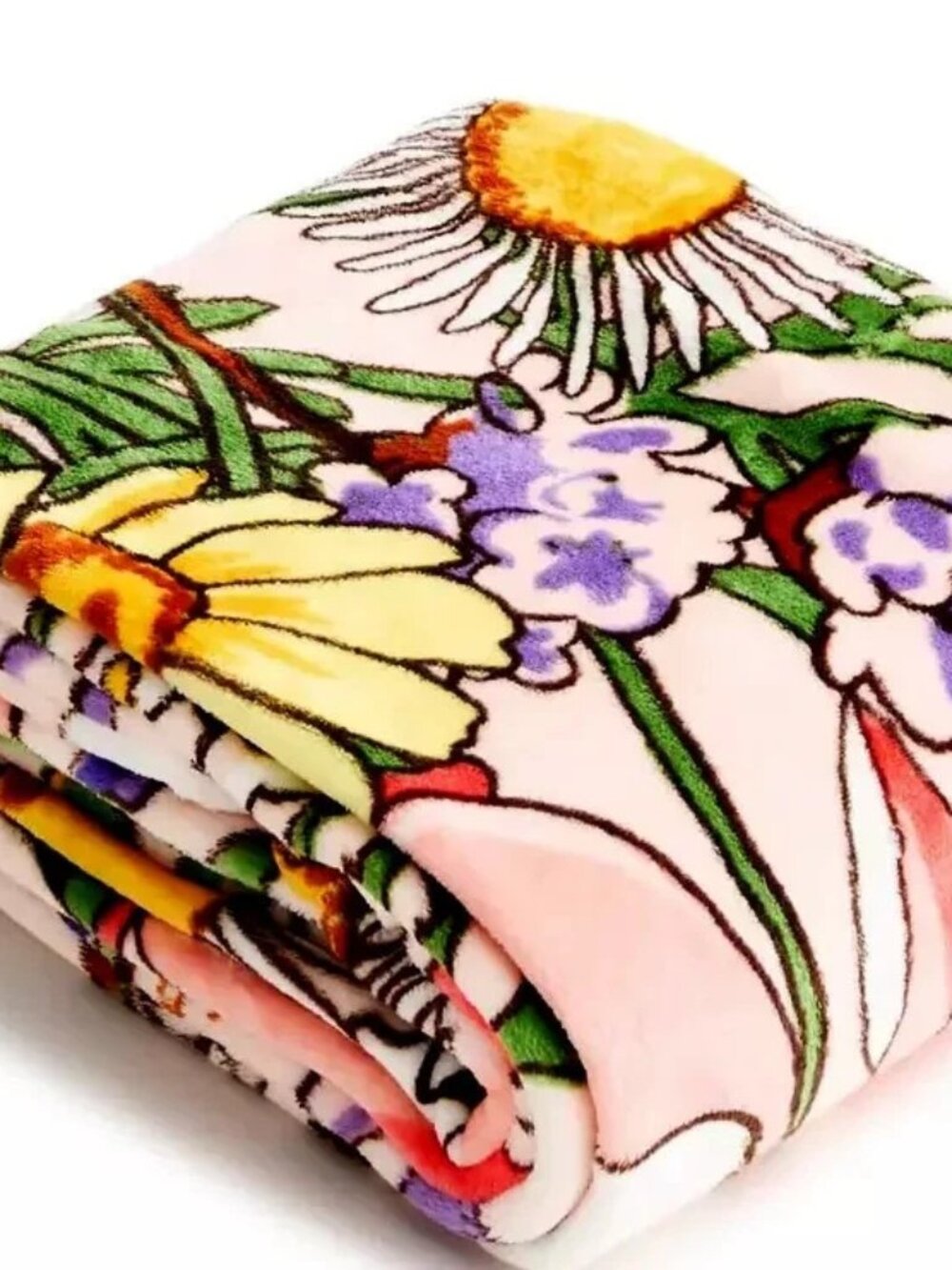 Vera Bradley Essential Throw Blanket  Coastal Wildflowers NWT